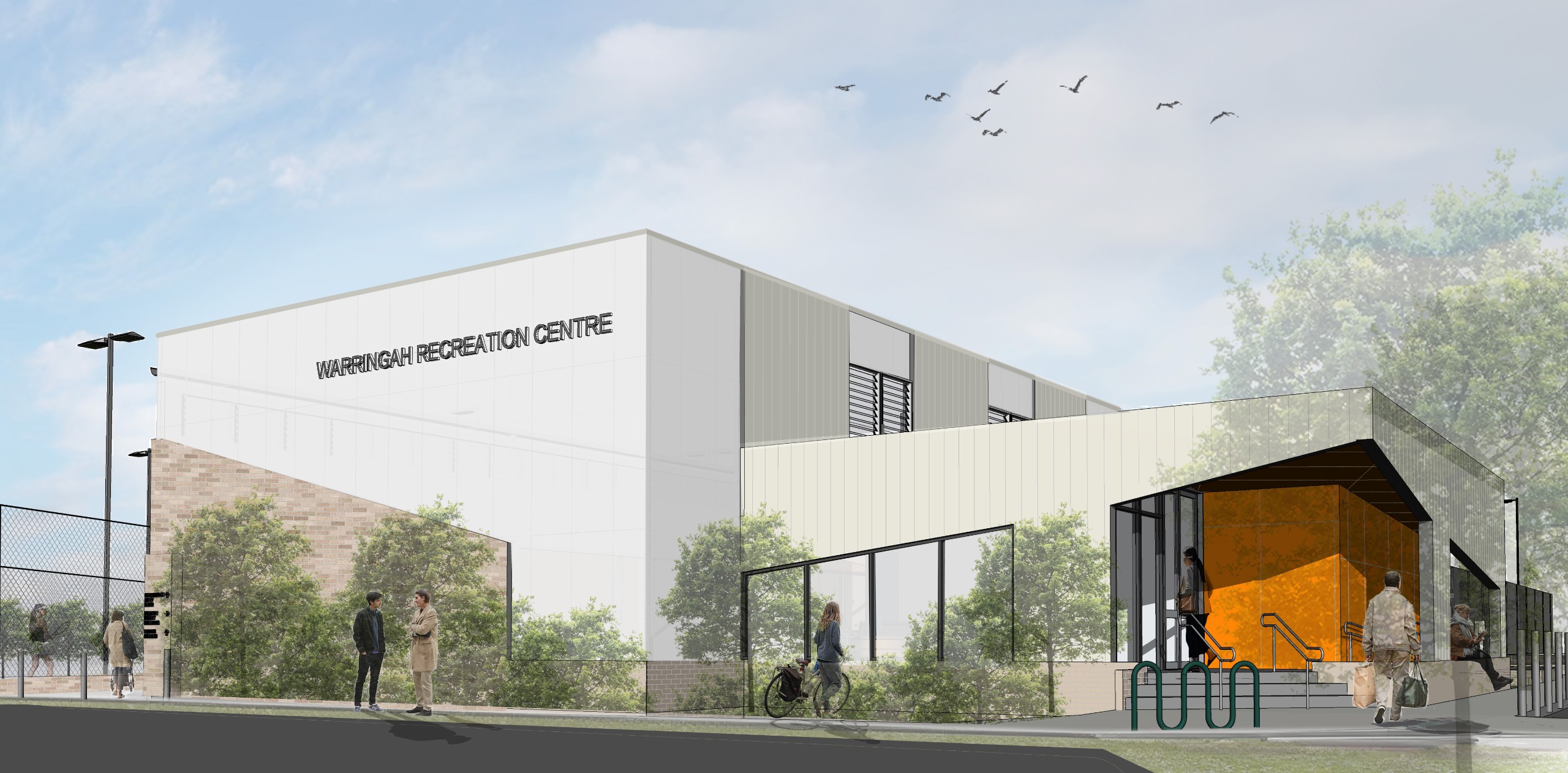 View from Kentwell Road 