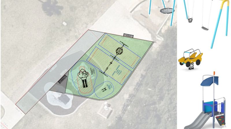 concept plan with example equipment pieces