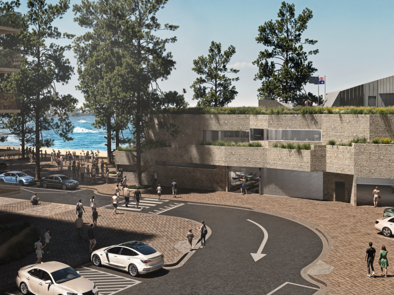 Manly life Saving Club - Rear Ashburner Street View